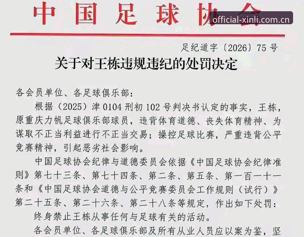 中国足协第三批禁足名单最新动态:17人终身禁赛,48人遭重罚